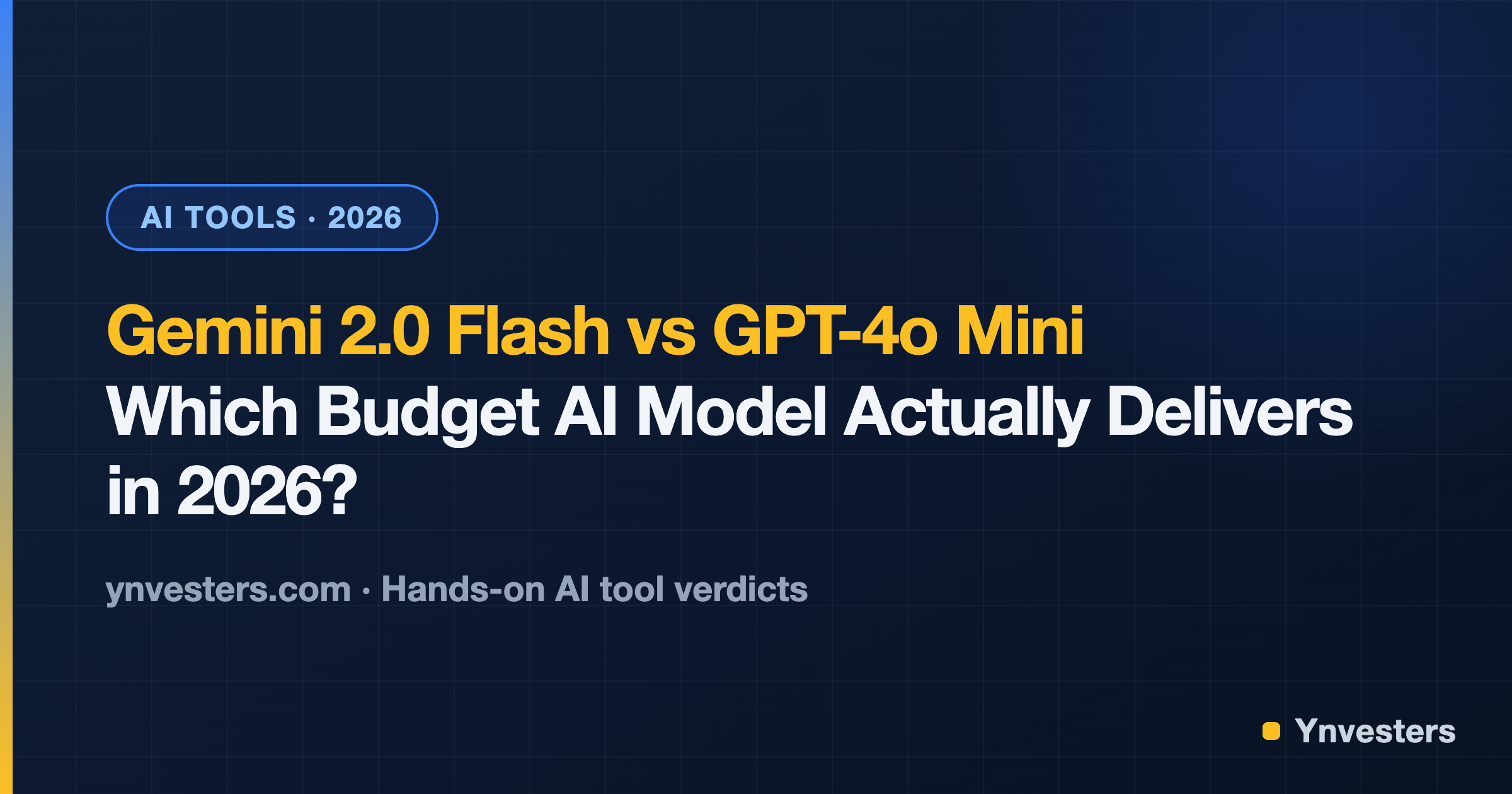 Gemini 2.0 Flash vs GPT-4o Mini: Which Budget AI Model Actually Delivers in 2026?