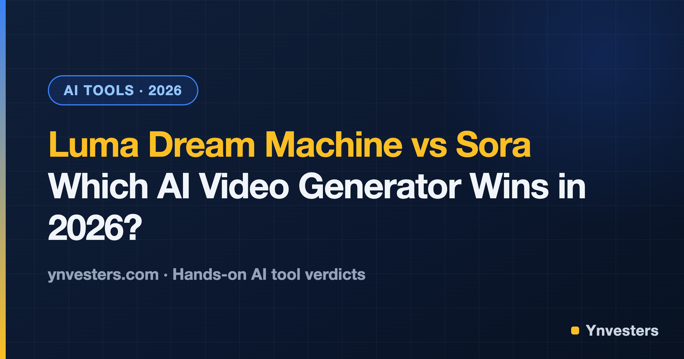 Luma Dream Machine vs Sora: Which AI Video Generator Wins in 2026?