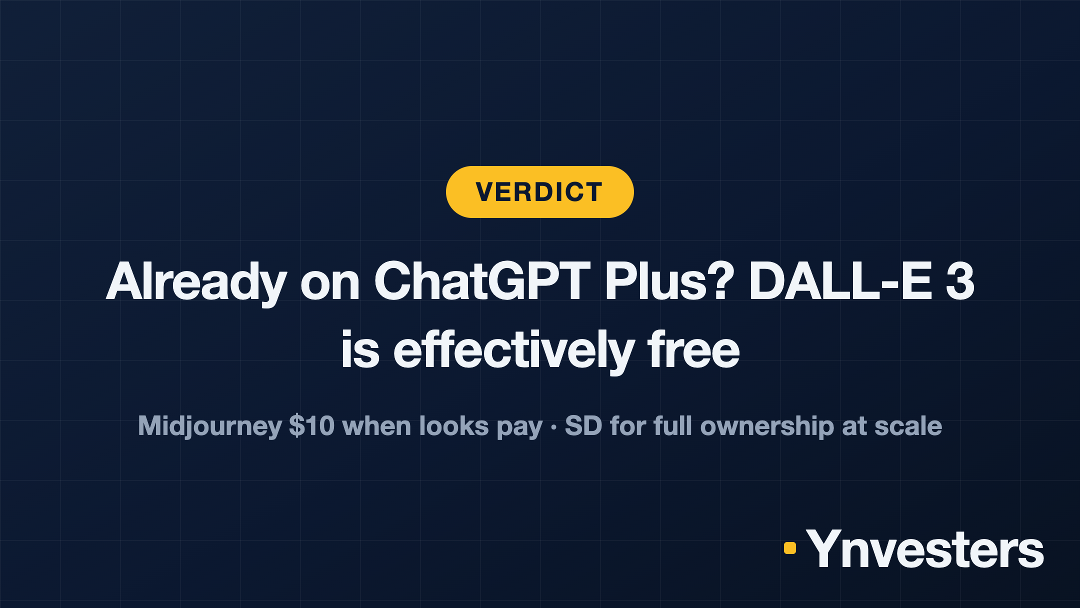 Verdict: Already on ChatGPT Plus? DALL-E 3 is effectively free